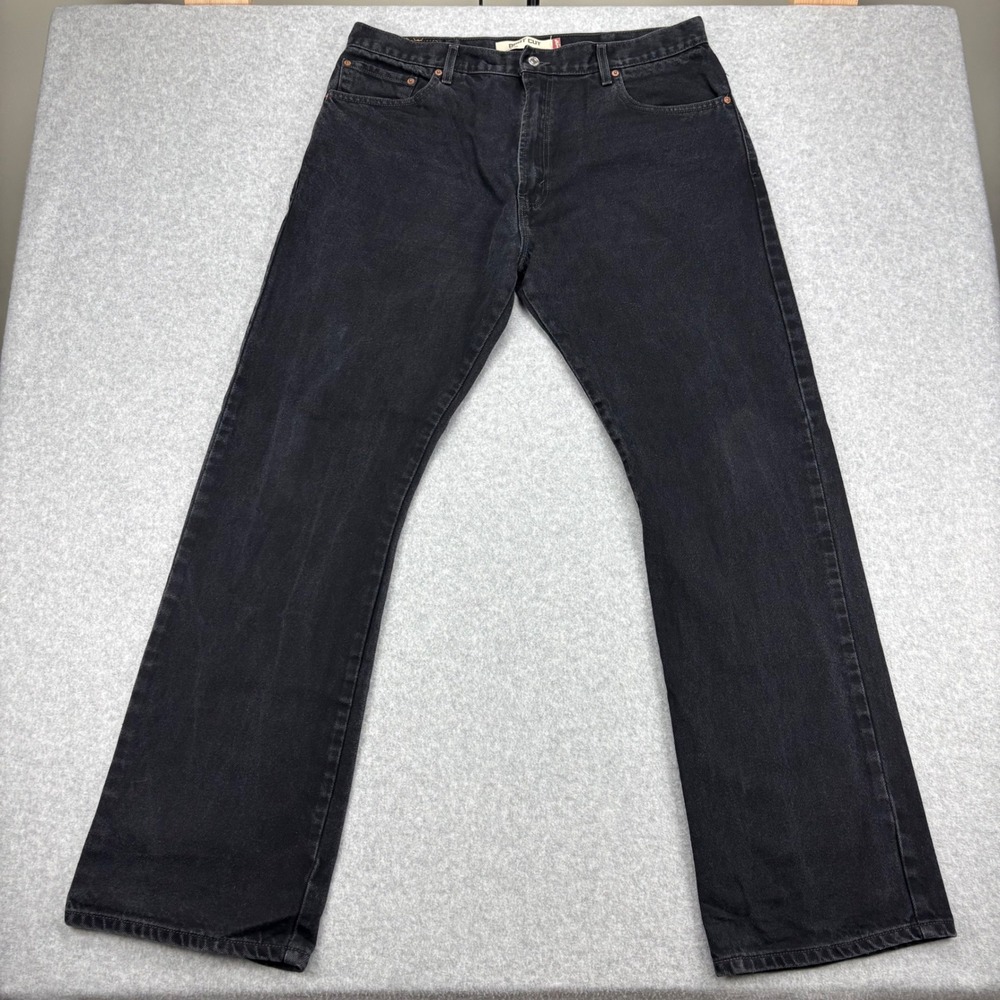 Vintage Levis Jeans Mens 38x34 Black 517 Boot Cut Y2K Western Cowboy Workwear